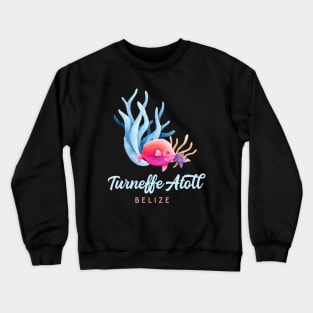 Turneffe Atoll Belize Caribbean Coral Reef Fish Crewneck Sweatshirt